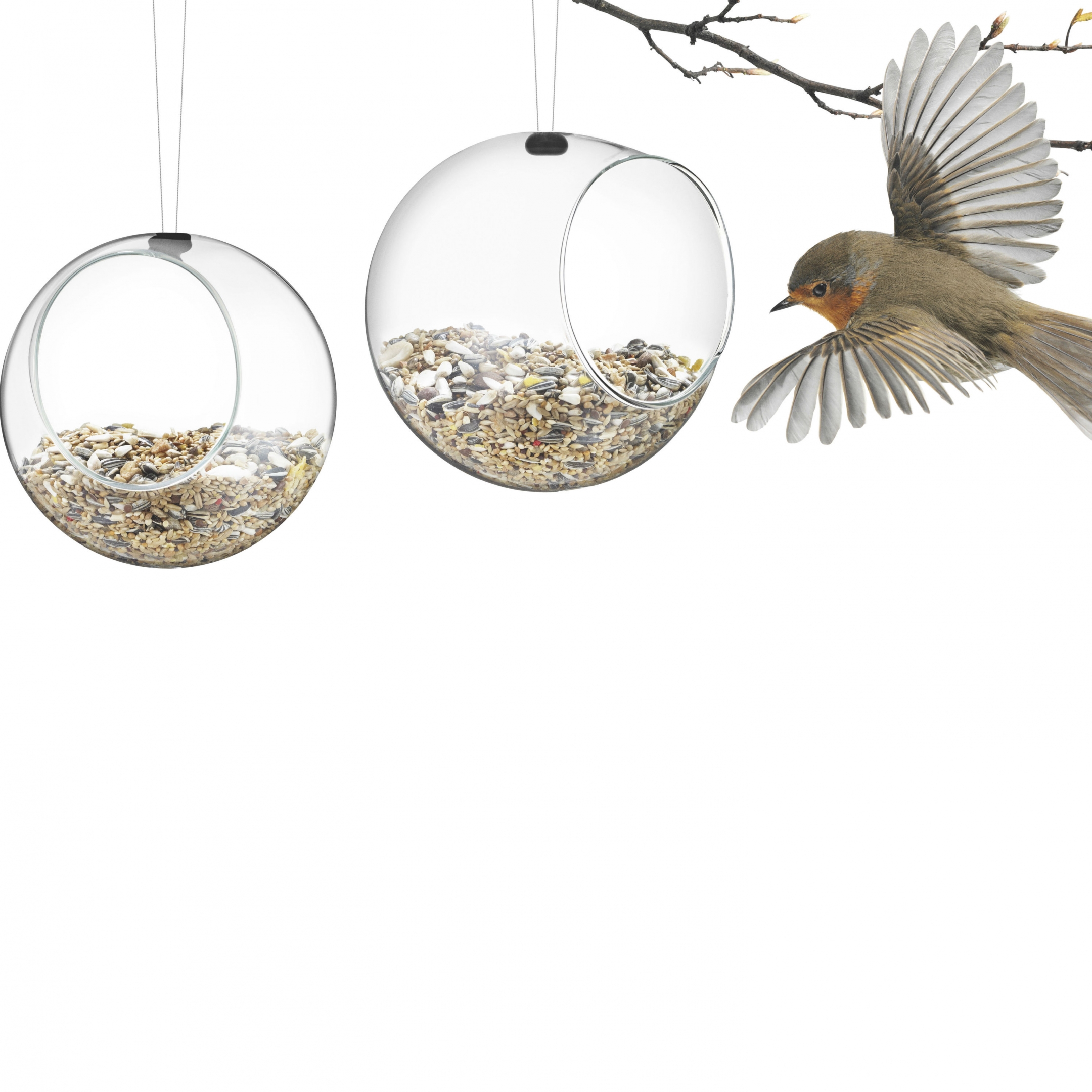 Mini Vogelvoederbol hanger (2 st)– Eva Solo afbeelding