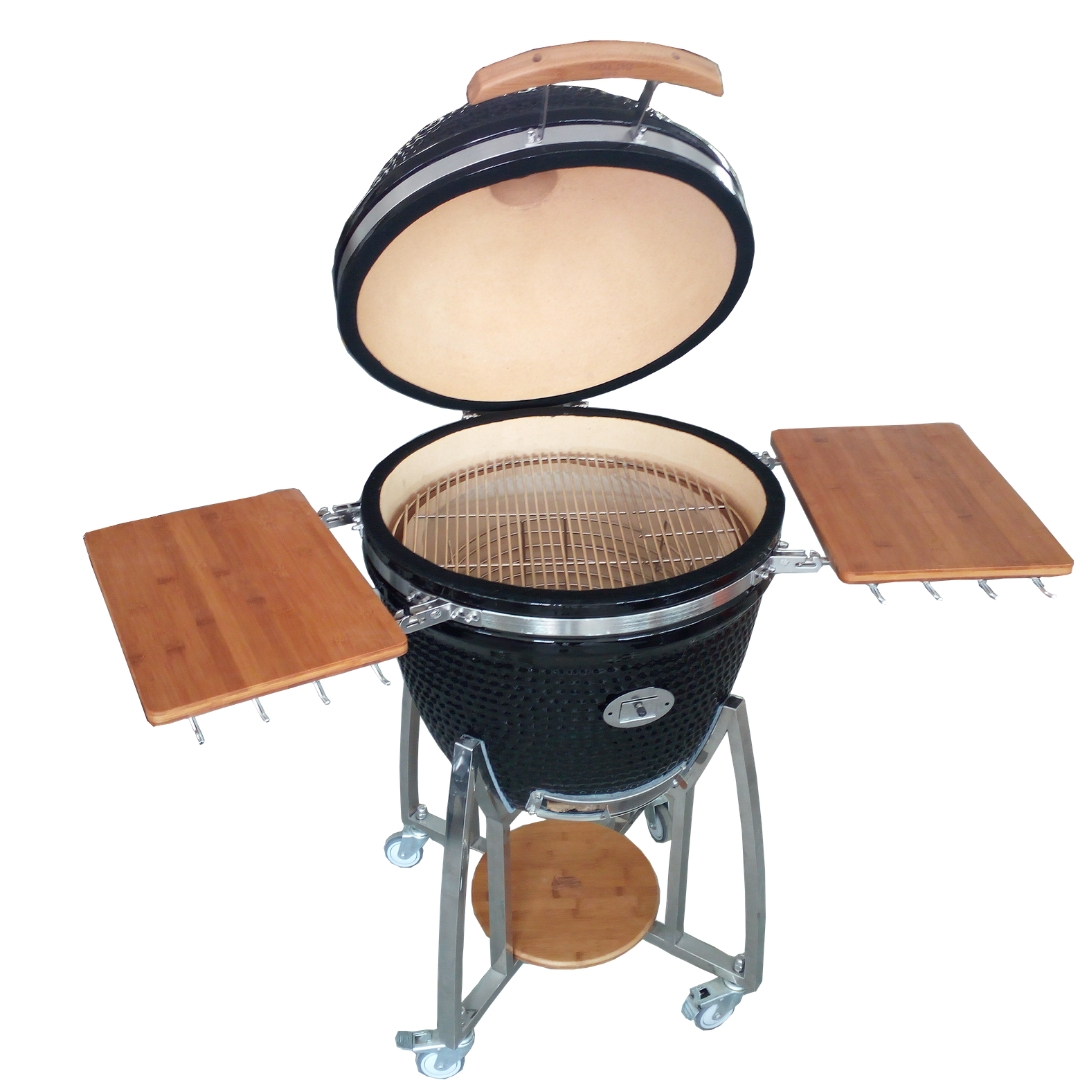 Kamado Grill XL 60 – Zwart - 122x134x81 cm afbeelding