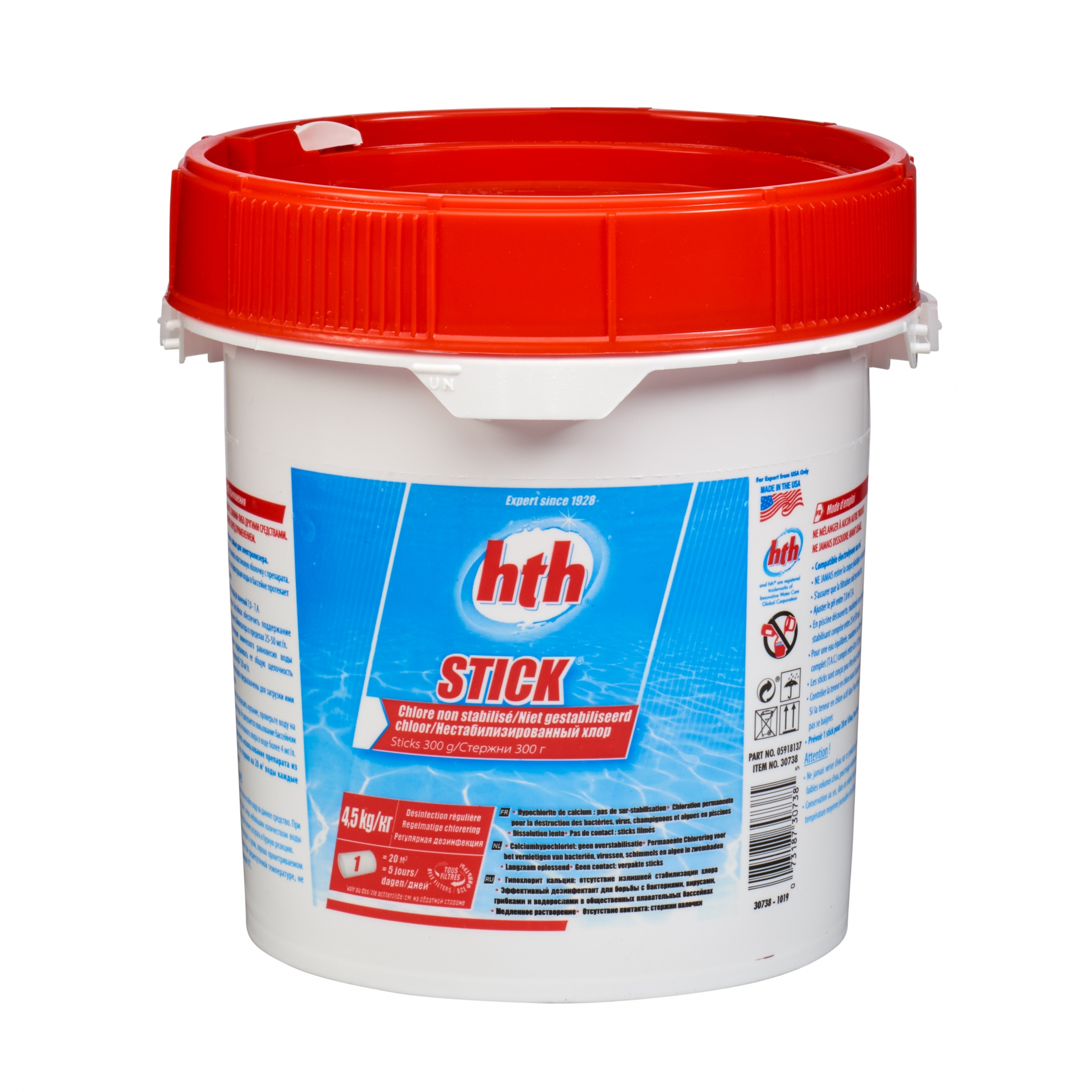 HTH chloor sticks 300g | 4.5 kg
