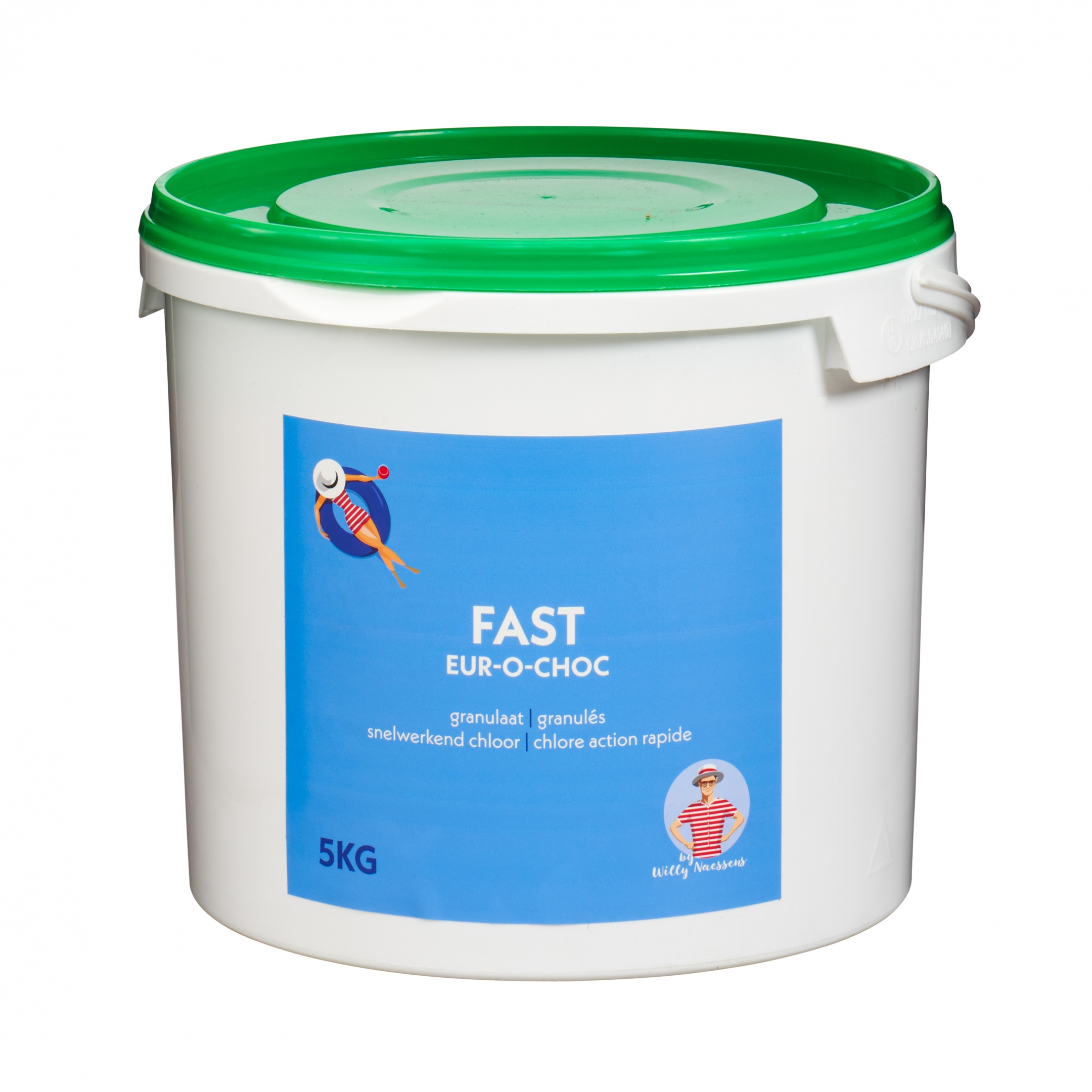 Chloorgranulaat Choc/Fast 5kg afbeelding
