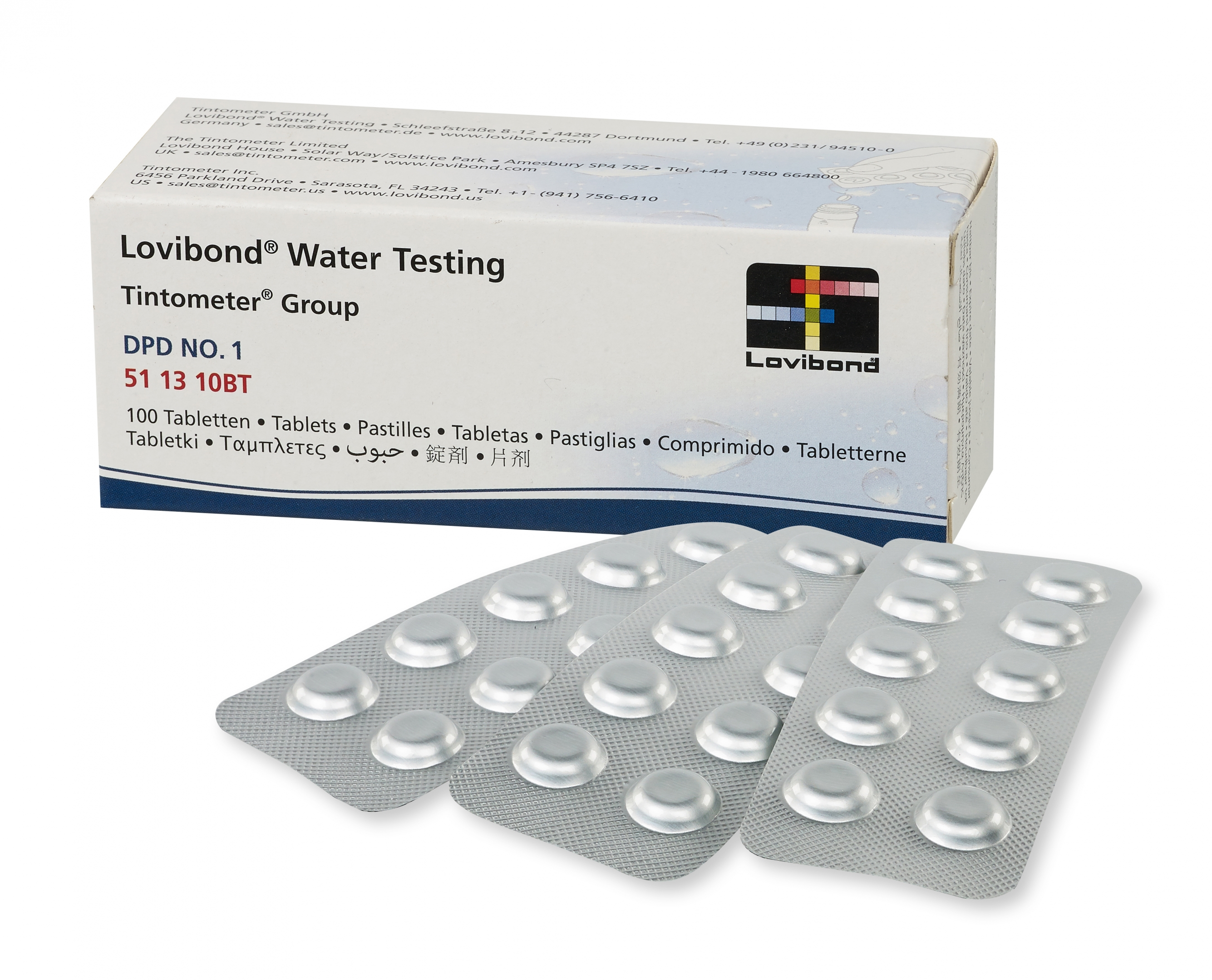 DPD n°1 reservepilletjes Lovibond 100st afbeelding
