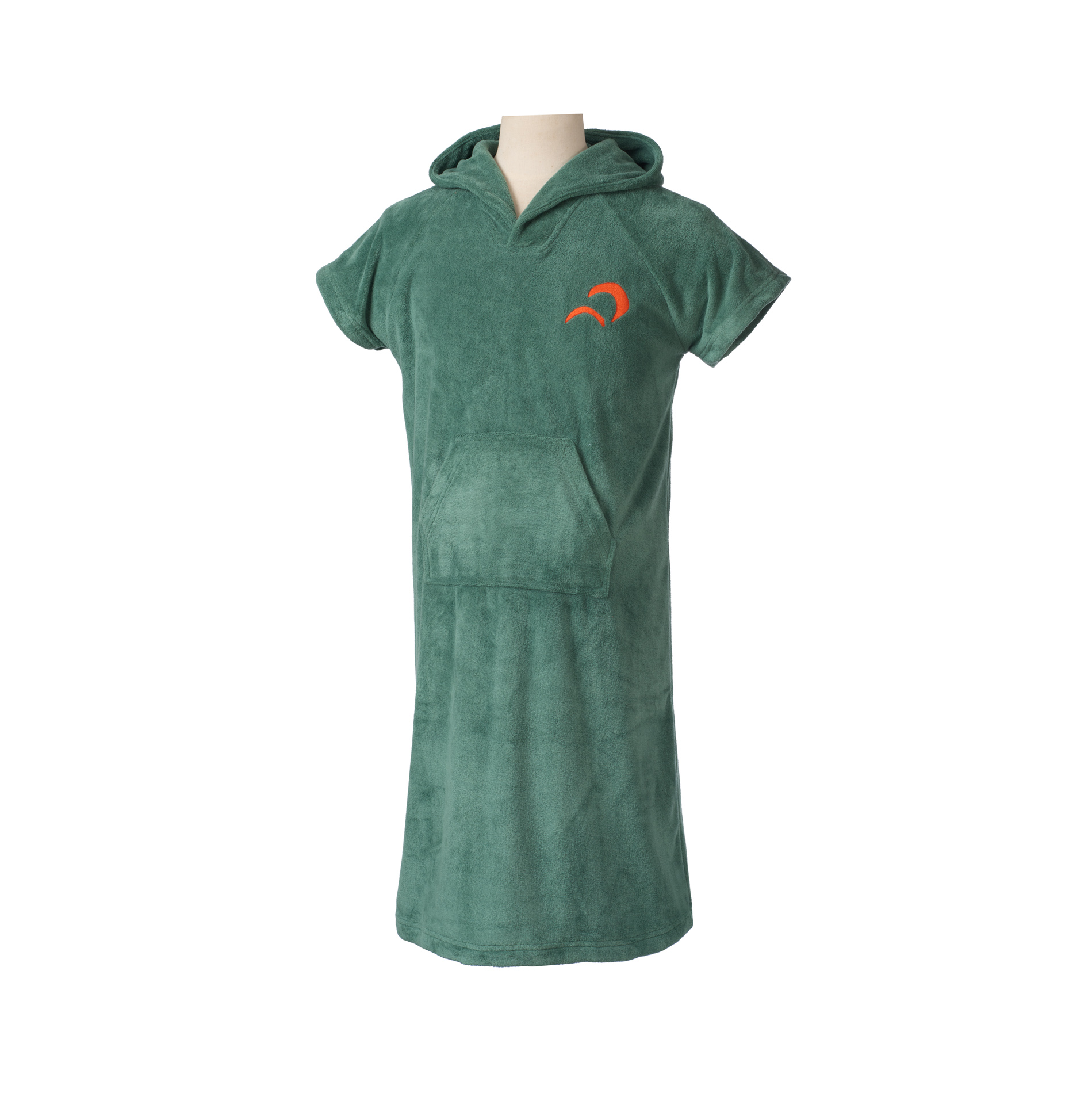 Badstof poncho Kids Groen