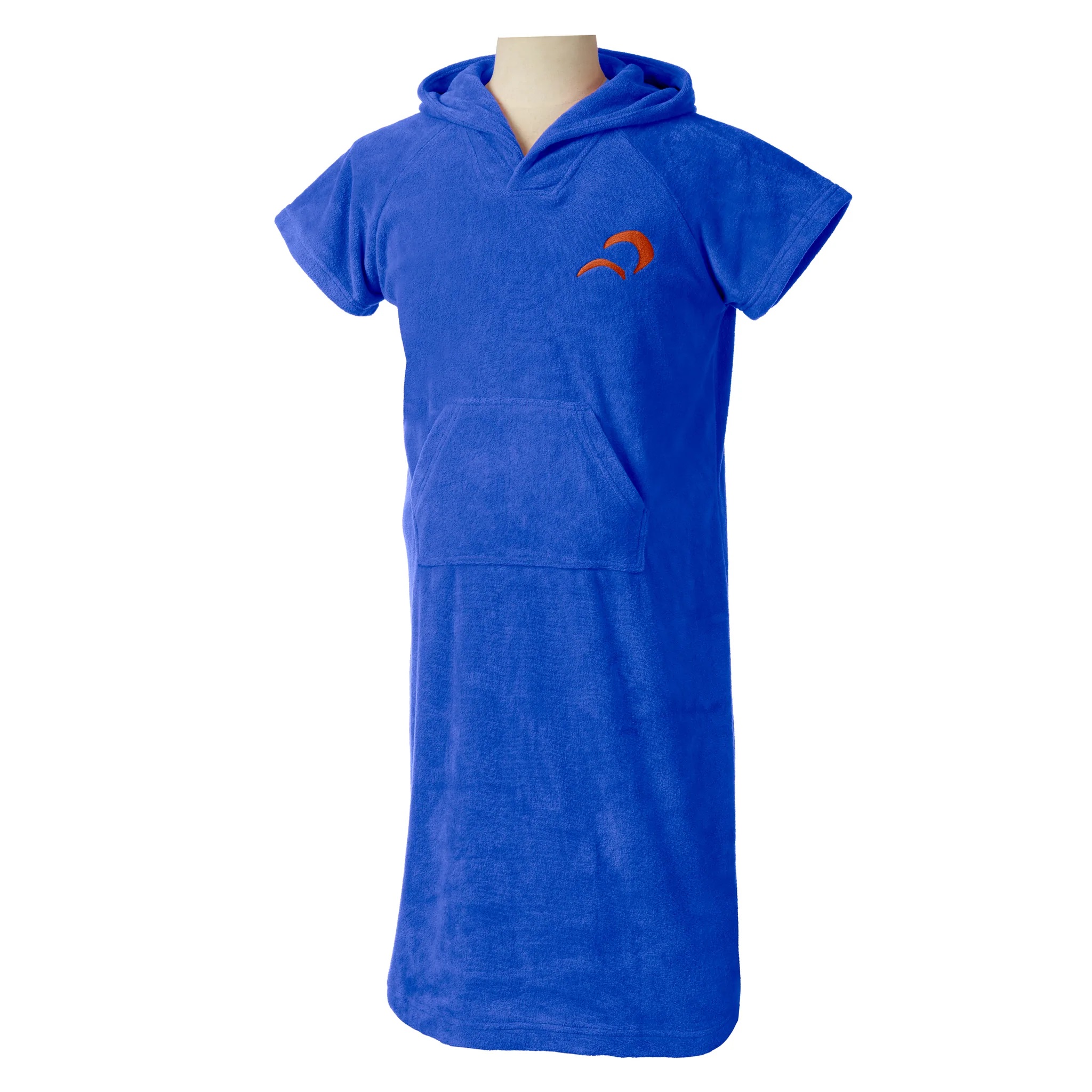 Poncho Mykonos Blauw Volwassenen afbeelding