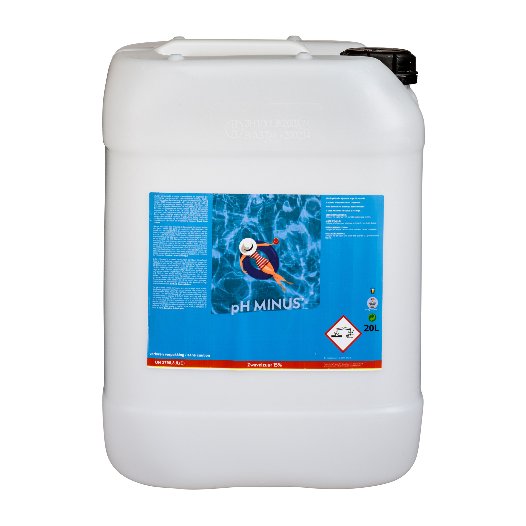 Zwavelzuur 14,99% 20l afbeelding
