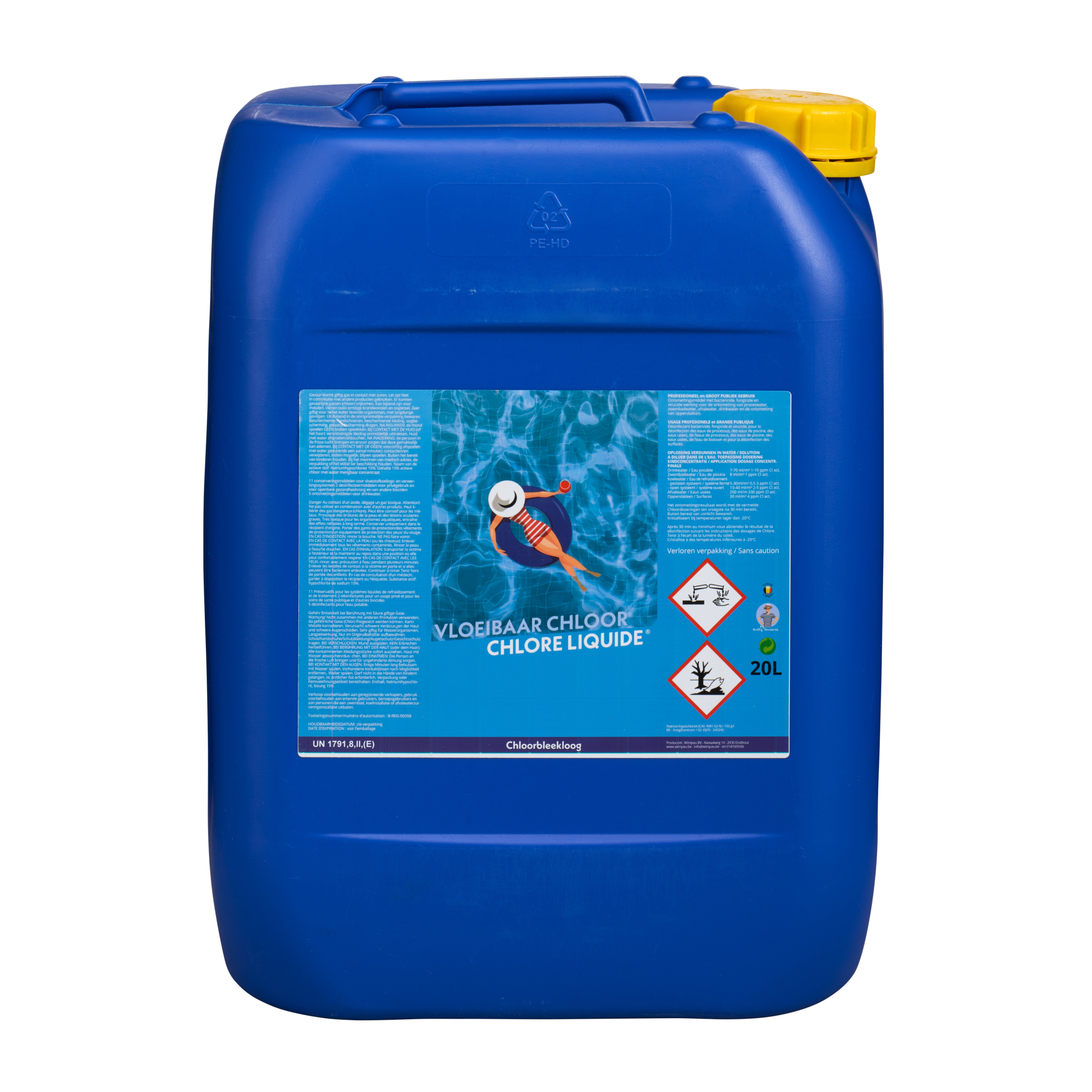 Chloorbleekloog 20L CAN BE-REG-00358 afbeelding