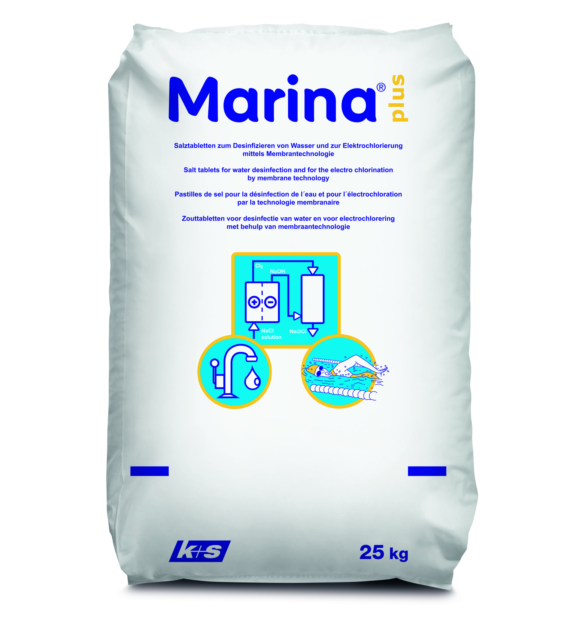 Marina Plus Zwembad Zouttabletten 25kg afbeelding