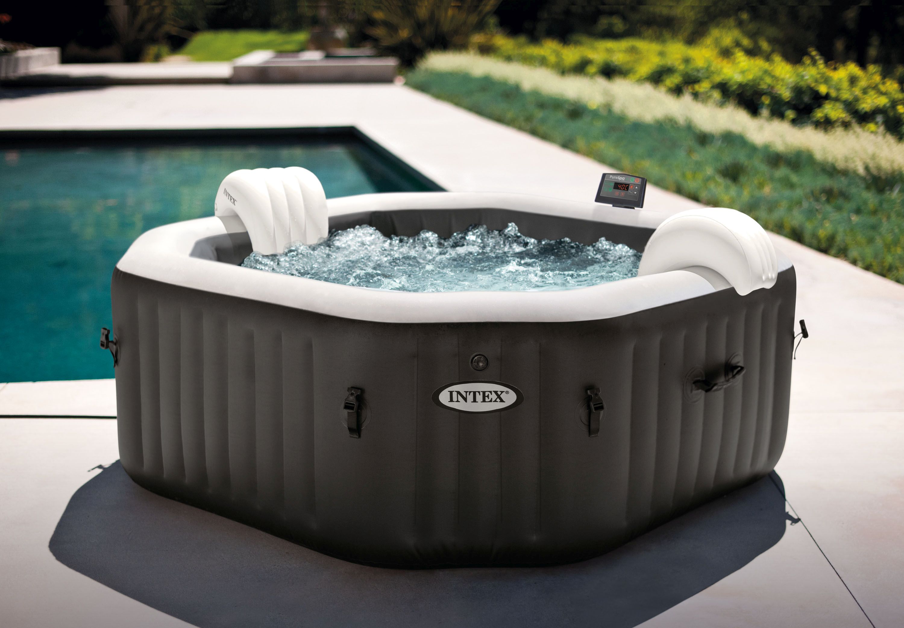 28458 Spa bubble&jet 4p Carbone 201x71 afbeelding