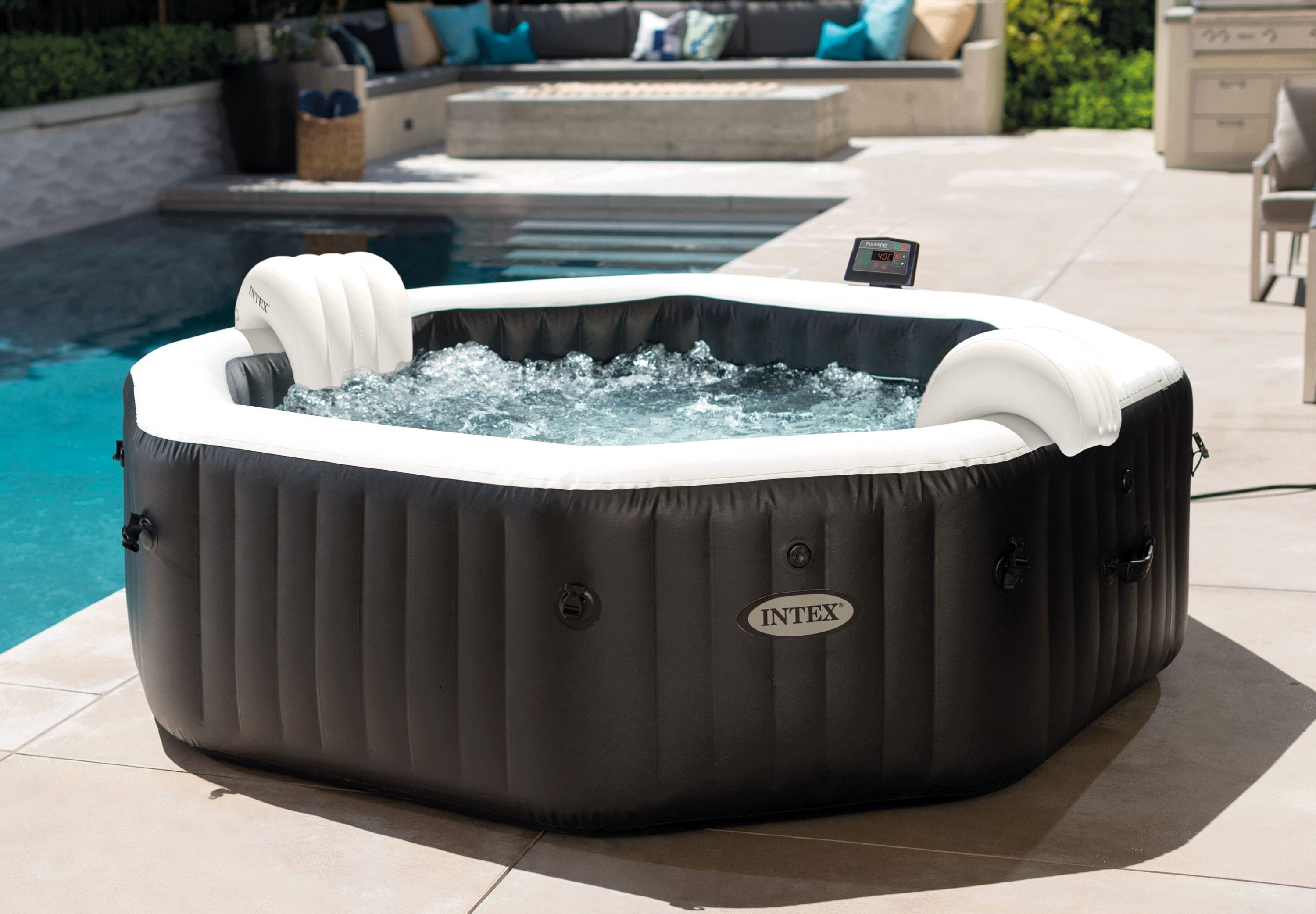 28462 Spa bubble&jet 6p Carbone 218x71 afbeelding