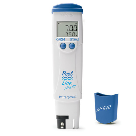 Hanna Pocket pH, zout en temperatuur meter - met vervangbare sonde afbeelding