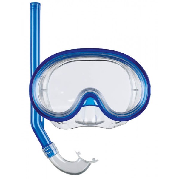 Snorkel en Duikbril Havanna Kids vanaf 8 jaar Blauw afbeelding