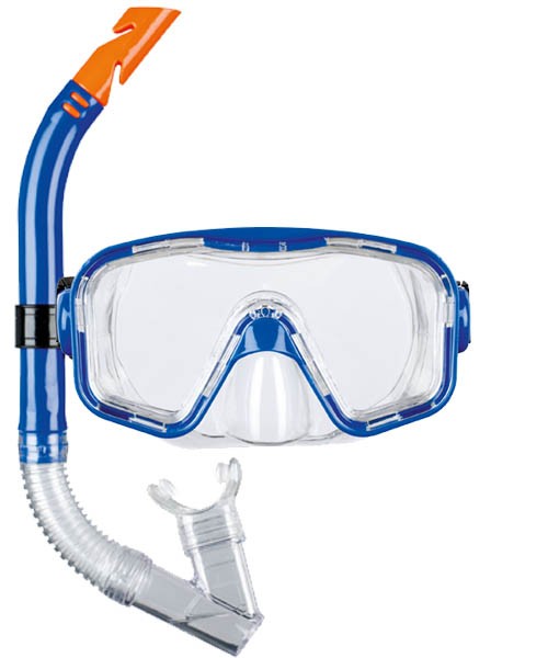 Snorkel en Duikbril  Bahia kids vanaf 12 jaar Blauw afbeelding