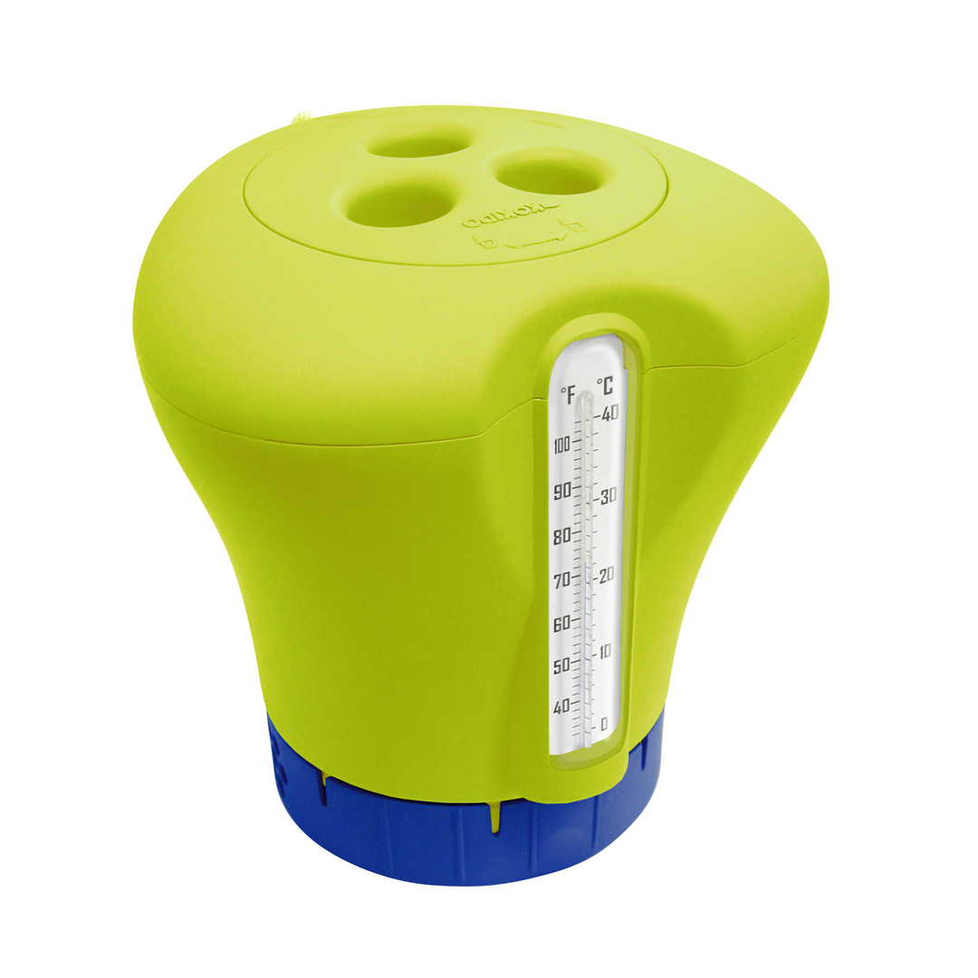 Chloordoseerdrijver met thermometer Groen afbeelding