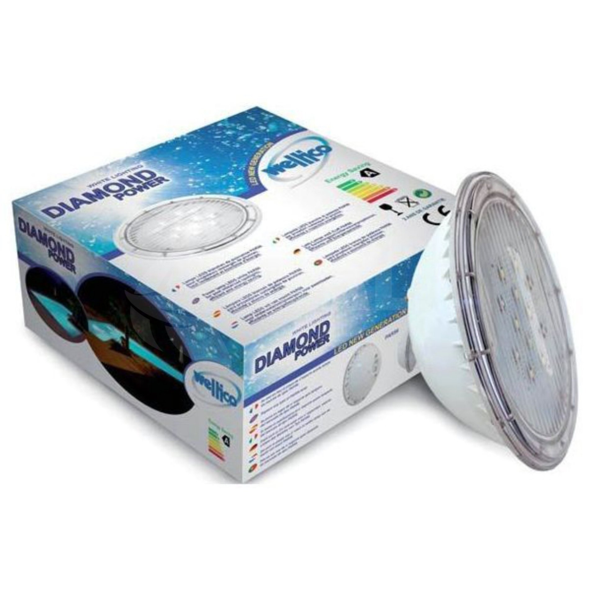 Vervanglamp voor zwembaden LED Warm Wit 35W 3400L MTS afbeelding