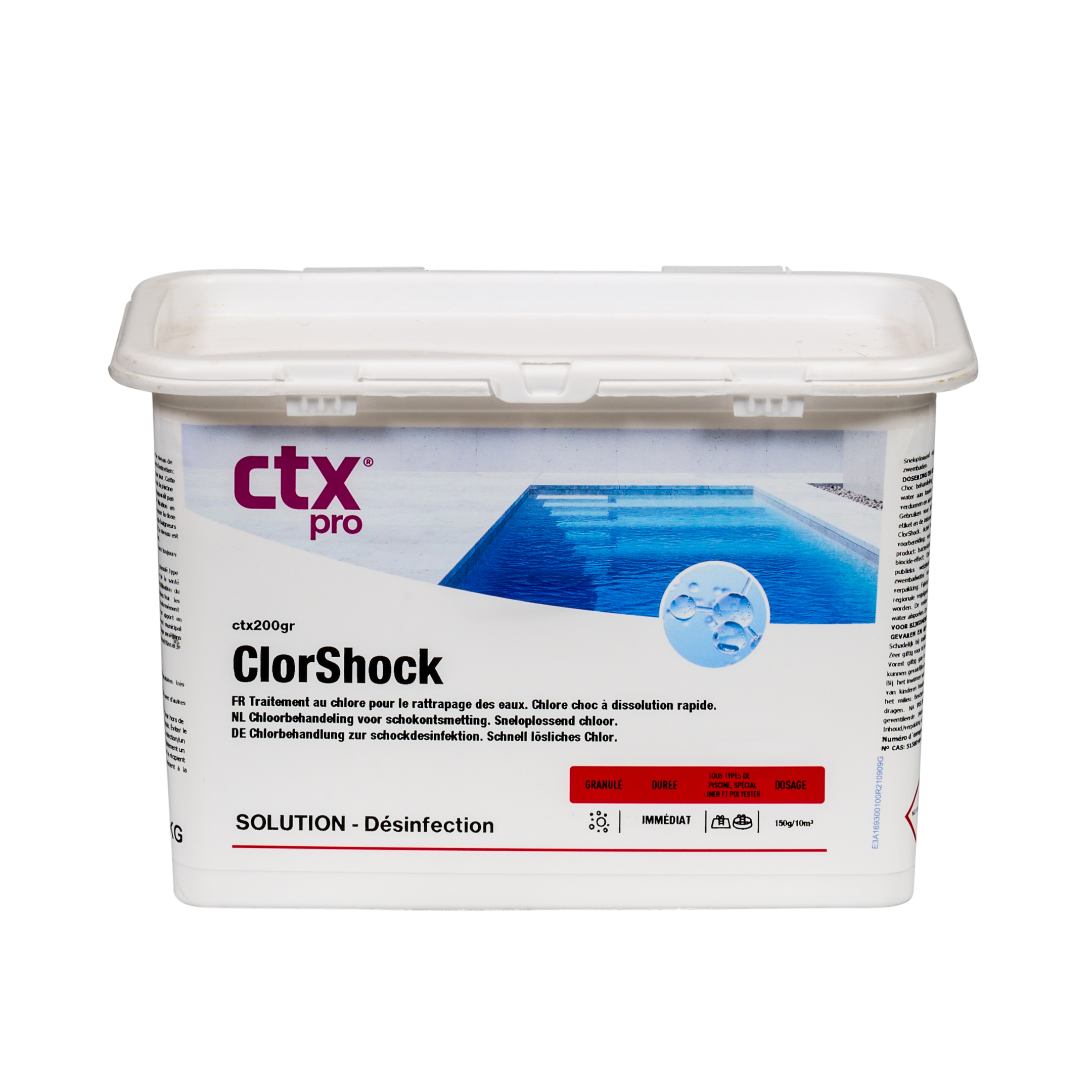 Chloor shock granulaat 1kg ctx200 afbeelding