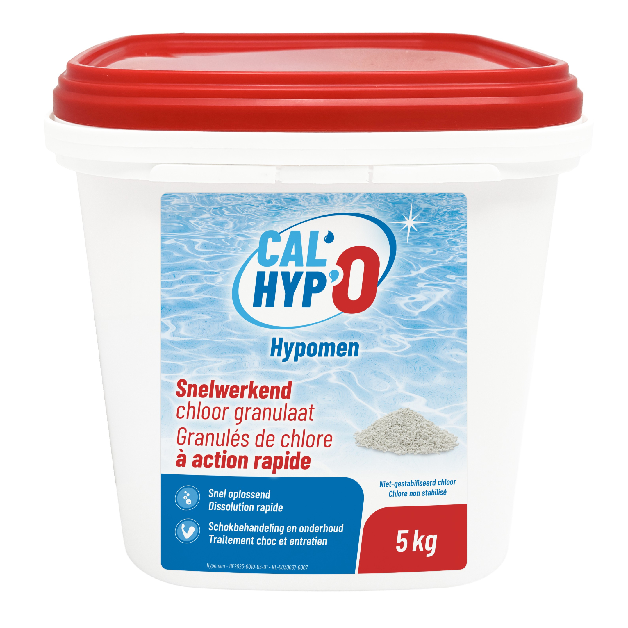 Calcium Hypochloriet Chloorgranulaat 5kg