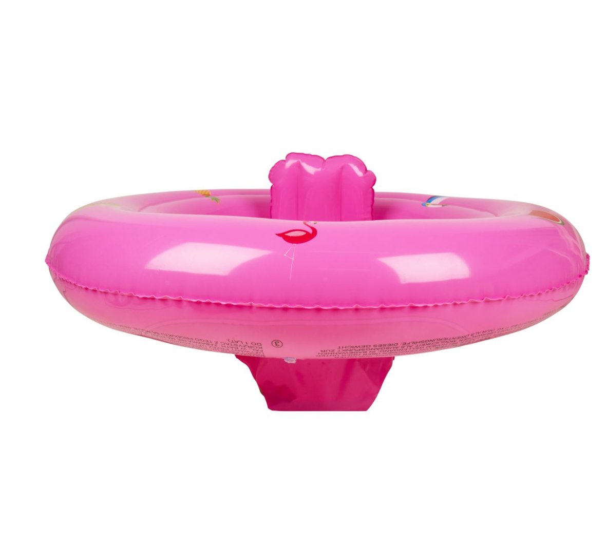 Baby zwemzitje roze met figuurtjes