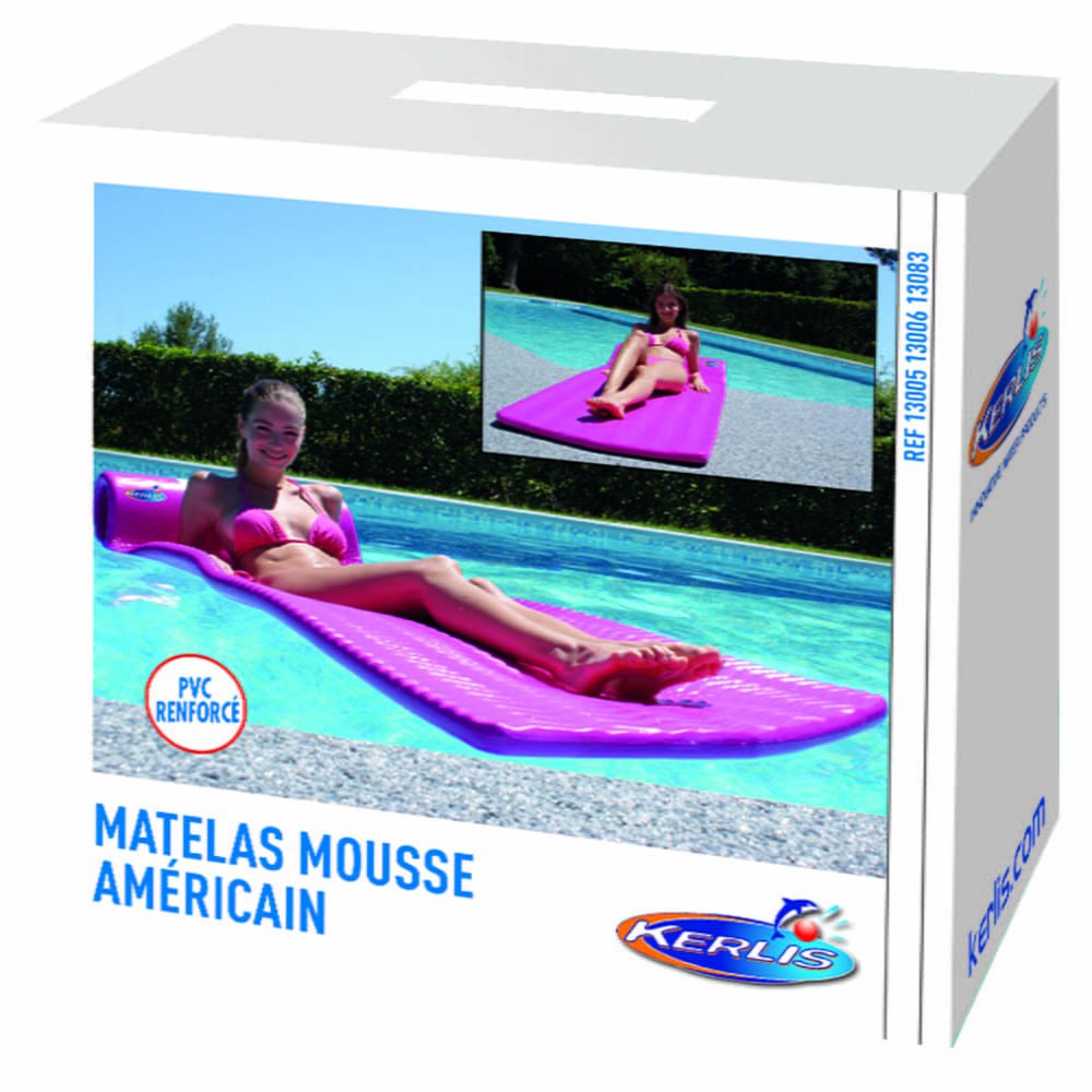 Mousse lounger matras voor op het zwembad - Roze