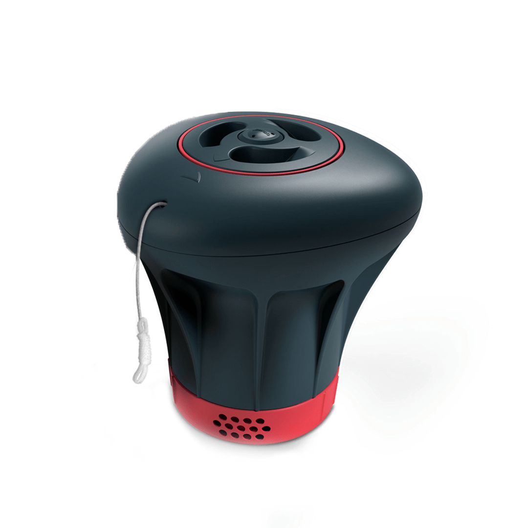 Luxe chloordoseerdrijver zwart groot