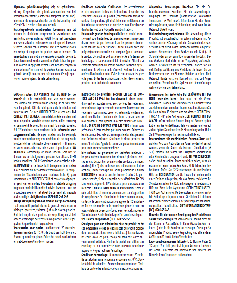 Cal'hypo chloorgranulaat 5 kg