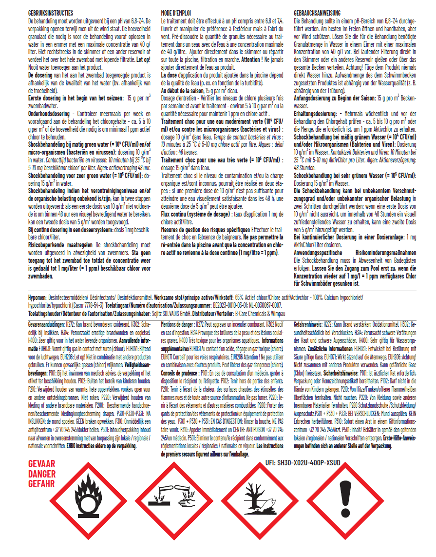 Cal'hypo chloorgranulaat 5 kg