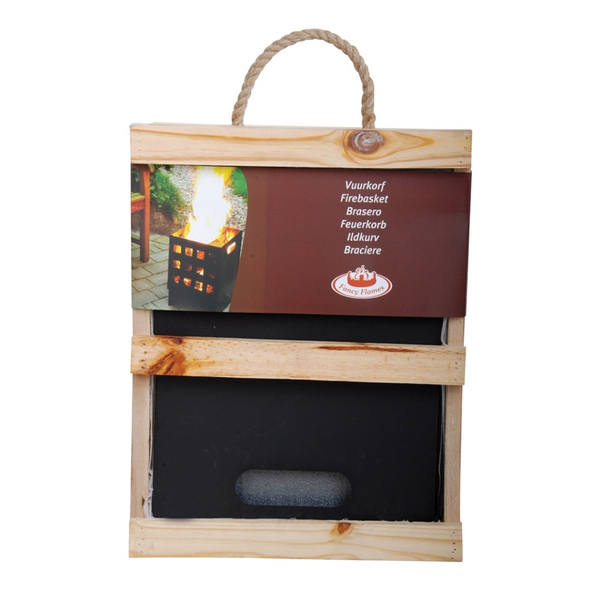 Moderne vuurkorf vierkant