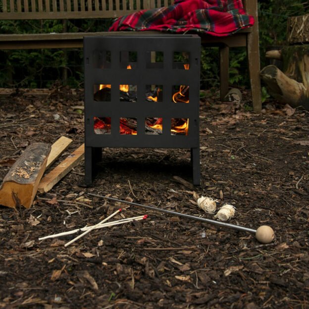 Moderne vuurkorf vierkant