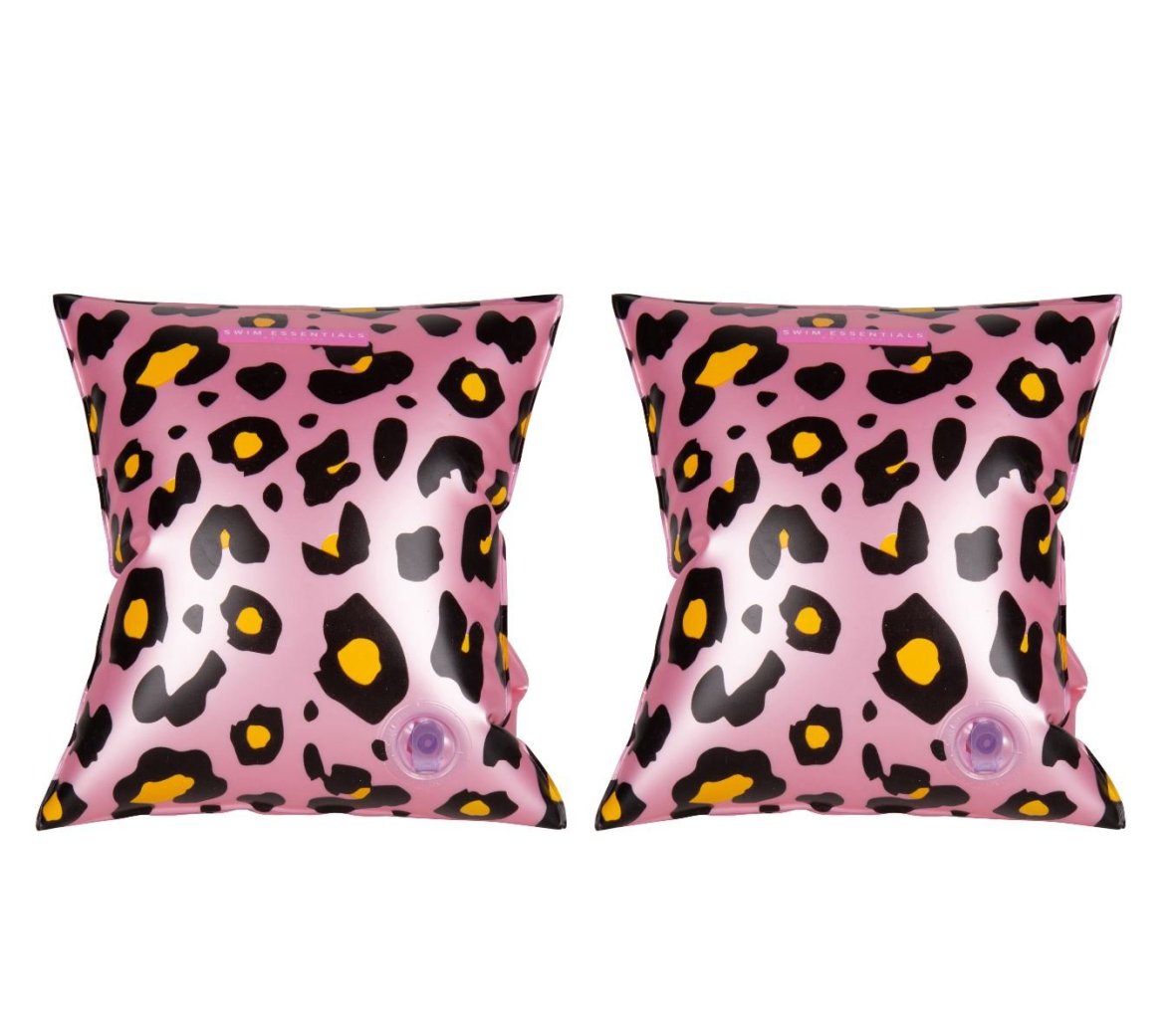 zwembandjes rosé gouden panterprint