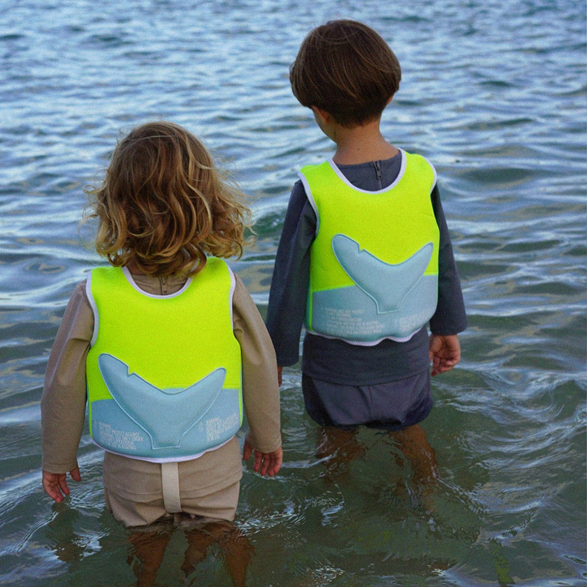 Zwemvest voor kinderen 3-6 jaar Aqua Neon Yellow