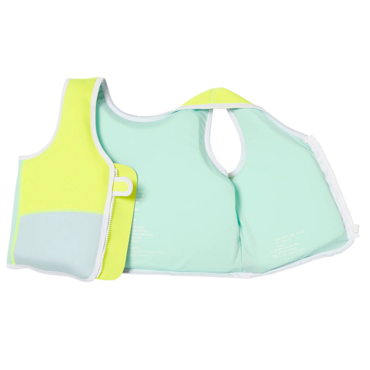 Zwemvest - Neon Aqua Yellow - 2-3 jaar